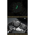 Reloj de material de banda de acero inoxidable de alta calidad OLEVS Reloj de cuarzo de negocios de marca de lujo para hombres Relogio Masculino